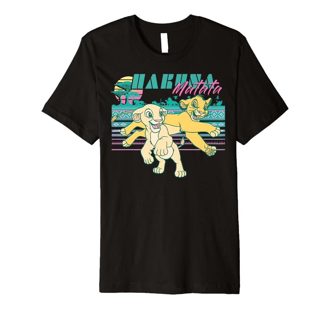Amazon.com: Disney Lion King Retro Simba & Nala 90s Hakuna